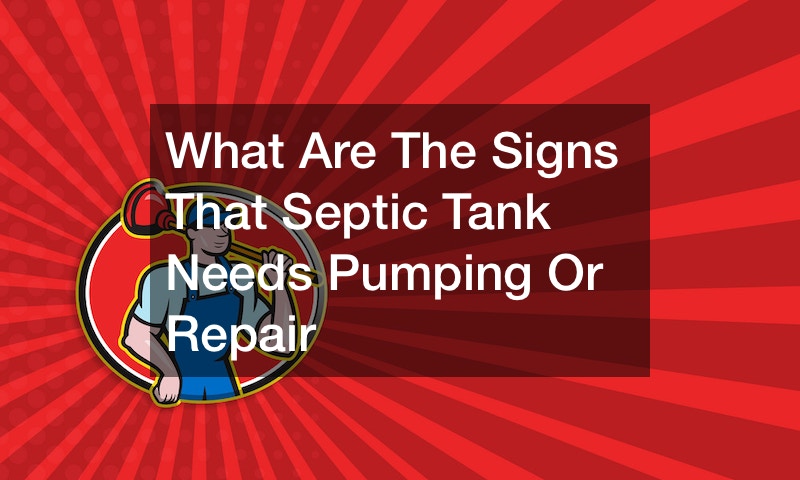 signs that septic tank needs pumping