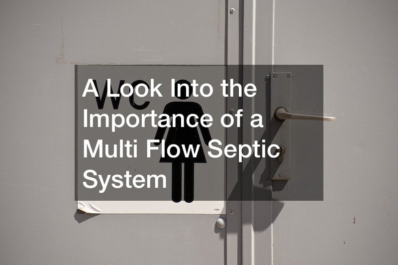 multi flow septic system