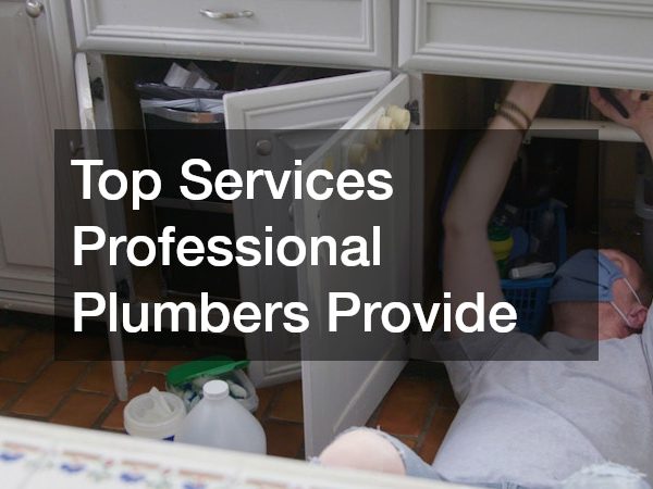 Top Services Professional Plumbers Provide